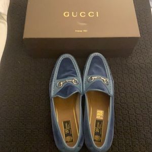 A blues turquoise loafer size 10 slim fit